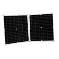 thumbnail image 3 of Panel solar de 50 W, batería USB de célula solar de luz delgada plegable, 3 of 8