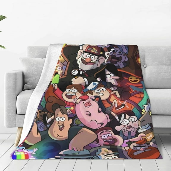 Gravity Falls Style-115 Ultra-Soft Micro Warm Fuzzy Fleece Blanket Throw Gift Decoration For Home Car Camp Office 60"x50"