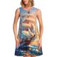 thumbnail image 1 of Disketp Sailing Ship Ocean Sunset para Vestido sin Mangas para Mujeres, Vestidos de Verano para Mujeres, Casual y Holgado para la Playa, 1 of 6