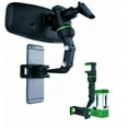 thumbnail image 1 of Soporte para teléfono con espejo retrovisor giratorio y retráctil de 360° para coche: compatible con todos los teléfonos móviles, diseño fijo antivibración en las cuatro esquinas, 1 of 6