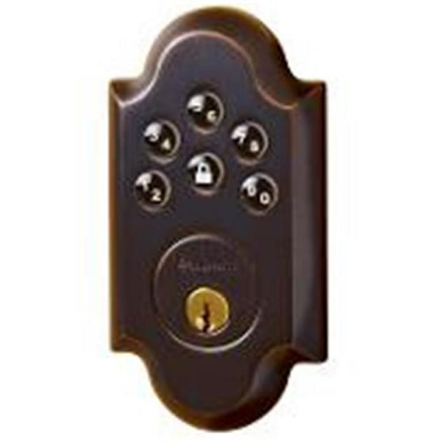 Baldwin 8252112AC1 Boulder Keyless Entry Single Cylinder Electronic Deadbolt - Venetian Bronze