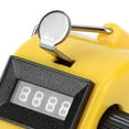 thumbnail image 4 of Contador de mano de 4 dígitos con contador de clic (amarillo), 4 of 5