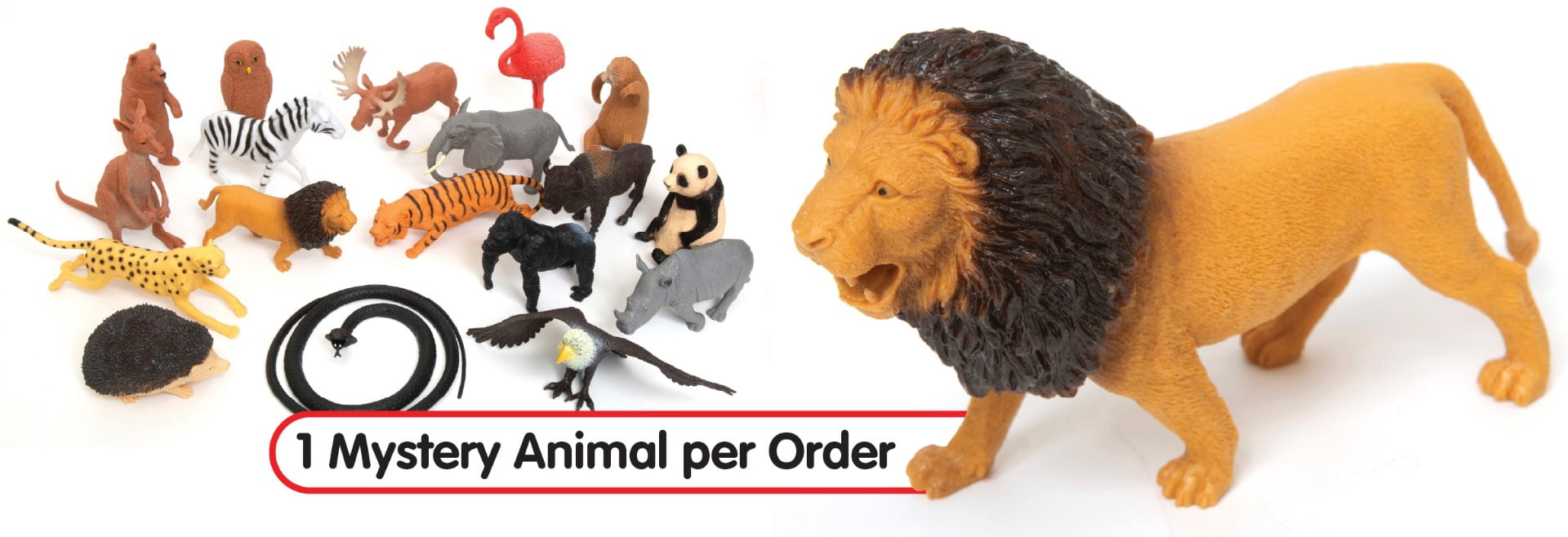(4 pack) Zoo Troop Safari Animals – 1 Mystery Safari Animal Per Order | Novelty & Collectible Toy for Kids Ages 3+