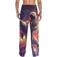 thumbnail image 3 of Goofa Astronaut Dolphin Pattern Printed Soft Pajama Pants for Men, Wide Leg Comfy Casual Lounge Yoga Pants-X-Large, 3 of 9