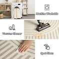 thumbnail image 5 of SIXHOME 5'x7' Area Rugs for Living Room Jacquard Textured Modern Rugs Soft Geometric Rug for Bedroom Mid Century Washable Rug Non-Slip Bohemian Carpet Perfect for Dining Room Office Beige, 5 of 5