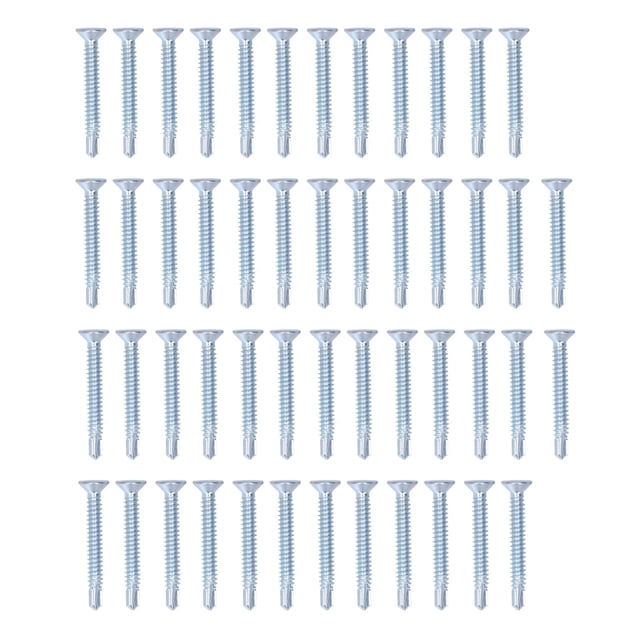 Sujetador, 50 piezas de tornillo autoperforante Kit de tornillos autoperforantes Tornillo autoperforante creado magistralmente Jadeshay A