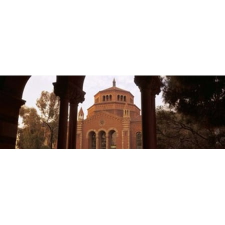 Powell Library at an university campus University of California Los Angeles California USA Canvas Art - Panoramic Images (18 x