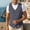 Gray, variant on WIZUTIZ Mens Summer Vest Lightweight Button Up Shirts Athletic Tank Tops Sleeveless Linen Shirt Summer Beach Hawaiian Wear