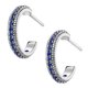 thumbnail image 1 of Moda brillante exquisito doble C moda pendientes Retro puerto estilo circón pendientes Wmkox8yii fajkfhkj5101, 1 of 2