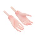 thumbnail image 4 of Miangastore 1 Pair Mini Finger Hands Tiny Plastic Hands Movable Hand Parts Realistic Hand Models For Diy Dolls Making Supplies, 4 of 8
