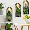 thumbnail image 4 of Chanana 3D Green Plants Wall Stickers,Flower Vases Wall Decals for Living Room Bedroom Kitchen Decor,3D Green Pot Plant Succulent Stickers,Set of 3 (3D Potted), 4 of 6