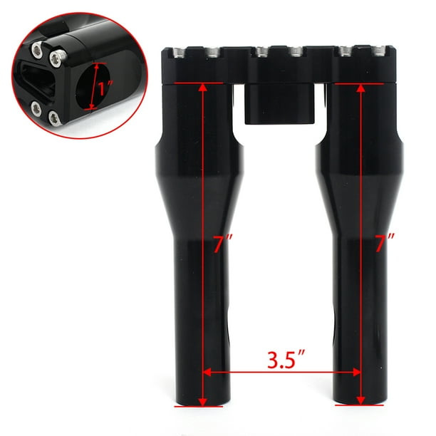 1" Handlebar Risers 7" 8" Club Style for Harley Riser S Dyna Street Bob