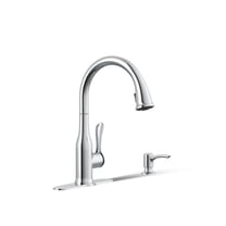 KOHLER K-REC23863-SD-CP Motif Kitchen Faucet with Pull Down Sprayer and Soap