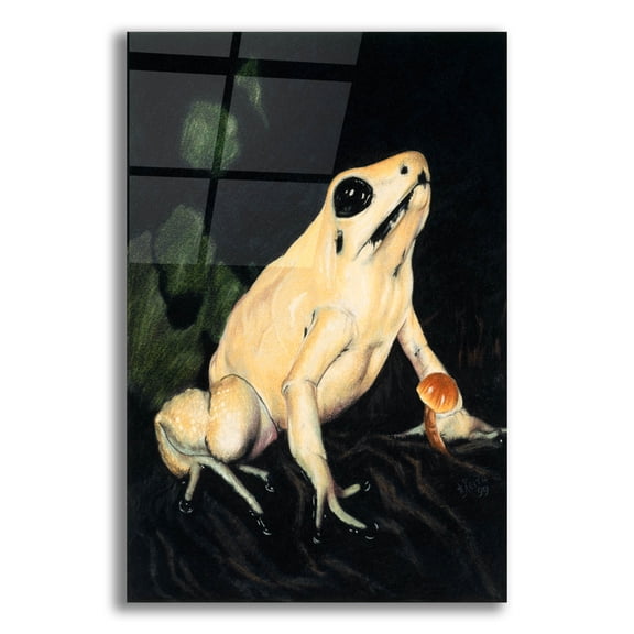 Epic Art 'Golden Poison - Dart' by Barbara Keith, Acrylic Glass Wall Art, 12"x16"