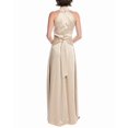 thumbnail image 2 of Toccin womens  Jocelyn Tie-Front Maxi Dress, l, Gold, 2 of 3