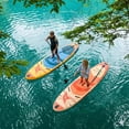 thumbnail image 3 of Quashley Inflatable Paddle Board 11' x 34" Wide All-Around SUP with Paddle, Pump, Backpack & Leash, 3 of 10