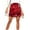 Red A, variant on SDNall Girls Sequin Skirts Ladies Casual Party Sequined Skirt Sparkle Stretchy Bodycon Mini Party Glitter Skirts (Hot Pink,S-L)