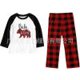 thumbnail image 1 of Conjunto de pijamas navideños para padres e hijos Ropa de casa con estampado de oso a cuadros navideños Tmvgtek Para estrenar, 1 of 2