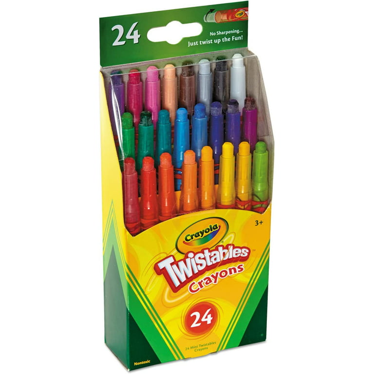 Crayola Fun Effects Twistable Crayons - 24 Piece Set