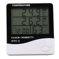 thumbnail image 3 of Électronique Numérique, Compteur de Température et d'Humidité avec Réveil pour Intérieur Extérieur, 3 of 8