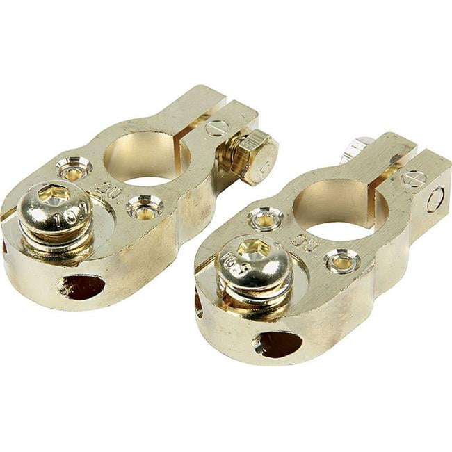 Allstar Performance ALL76120 TopMount Battery Terminals, Gold