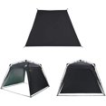 thumbnail image 3 of Lumaland Sidewall for 8x8x6 ft Outdoor Pop-up Canopy Tent, Black, 3 of 5