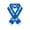 Blue, variant on Soft Comfortable Football Fan Scarf Unisex Children Style For Stadium Match Day