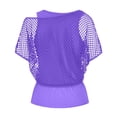 thumbnail image 6 of MEICHEN Women's 80s 90s Mesh Top Outfit Women Fishnet T Shirt with Summer Tank Top Set Fashion Party Dress Clothing, 6 of 6