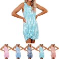 thumbnail image 2 of Femmes Habiller la Mode Créative Élégante Robe en Vrac Robe Courte pour l'Été, 2 of 10