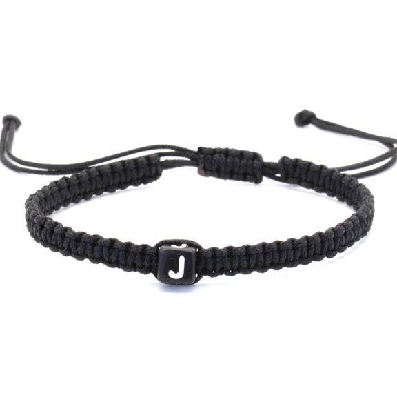 Designice Couple Bracelet,Handcrafted Attention Detail Couple Bracelets,26 Customizable Letters Bracelet,J