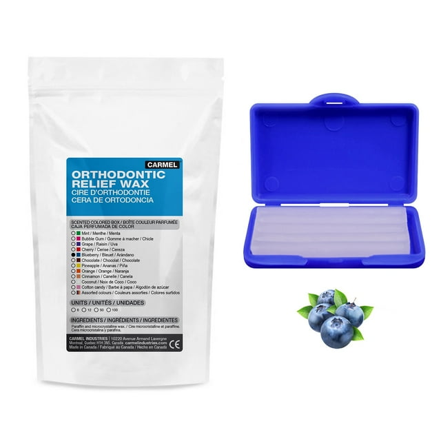 Cire de Soulagement Orthodontique - Sachet de Couleur Parfumée
