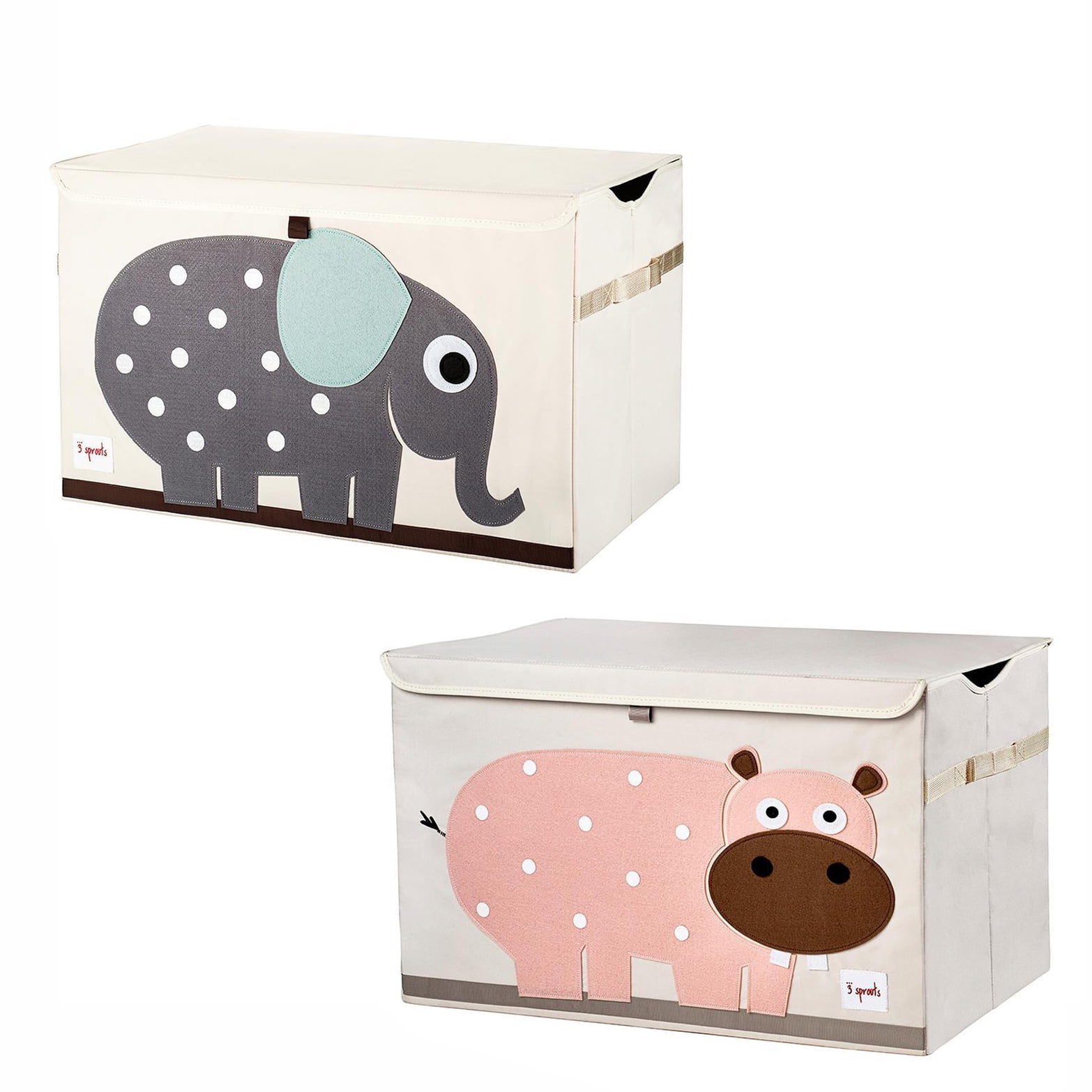 3 sprouts elephant toy chest