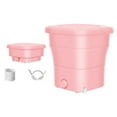 thumbnail image 2 of Ganfancp 25L Gran Capacidad Plegable Lavadora Lavadora Portátil Plegable y Secadora Cubo para Ropa Turistas Viaje Automático Mini Lavadora Limpieza para Apartme Rebajas Hoy Liquidación 1X Lavadora, 2 of 5