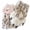 Pink, variant on Leopard Print Furry Animal Shape Gloves, Plush Mittens for Halloween Winter