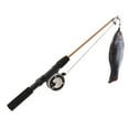thumbnail image 3 of Interactive Teaser Wand Cat Retractable Fishing Pole Interactive Cat Toys Retractable Cat Teaser Wand Toy Interactive Fishing Rod With Simulation Fish For Cats, 3 of 8