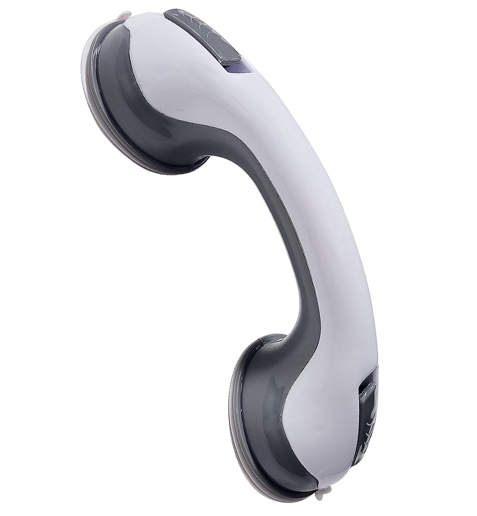 12'' Portable Grab Bars for Bathroom, Ultra Grip Dual Locking Shower