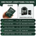 thumbnail image 2 of Nutrition On The Go Whey Protein Isolate + Creatine packets – 25g Protein + 5g Creatine - Travel Protein Powder - Variety Pack, 6-Pack, 3 Chocolate & 3 Vanilla, 2 of 8