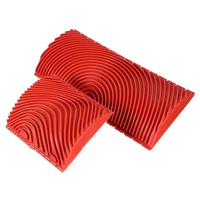 Juego de 2 pinceles para pintar con textura de madera, para pintar paredes, telas y superficies de lienzo