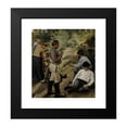 thumbnail image 2 of Pekka Halonen 20x22 Black Modern Framed Museum Art Print Titled - Hour of Rest (1905), 2 of 5