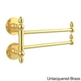 thumbnail image 4 of Allied Brass  Prestige Skyline Collection 2 Swing Arm Towel Rail Satin Brass Brass Finish, Satin, 4 of 5