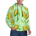 thumbnail image 2 of Sikiie Corn 7 Men's Hoodie, Essentials Hoodie, Sweatshirt, Pullover Hooded Sweatshirt for Men-Medium, 2 of 7