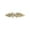 Champagne, variant on Faship Gorgeous Blue CZ Crystal floral Hair Barrette