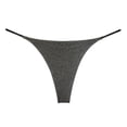 thumbnail image 1 of Tanga sexy de cintura baja con cinturón fino de doble capa, bikini de algodón de doble capa, pantalones de mujer, ropa interior deportiva y fitness, 1 of 6