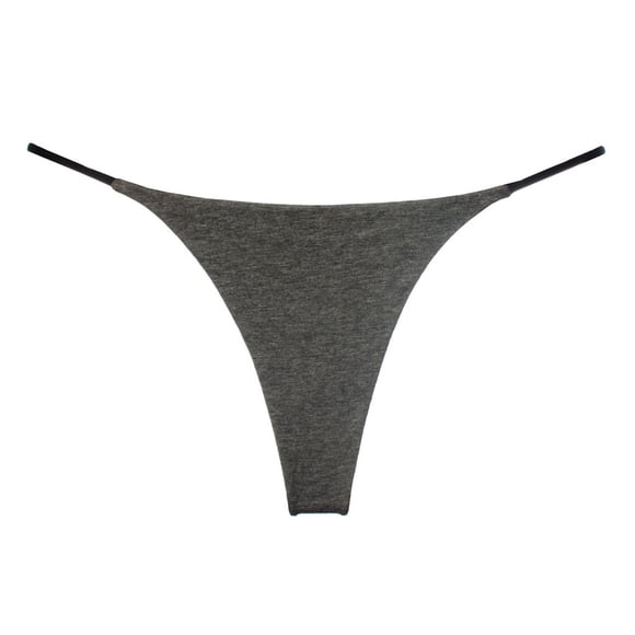 Tanga sexy de cintura baja con cinturón fino de doble capa, bikini de algodón de doble capa, pantalones de mujer, ropa interior deportiva y fitness