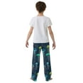 thumbnail image 5 of FORMRS Kids Pajama Pants with Pockets Size 6-8Y Boys Lounge Sleep Bottoms, Green Jellyfish Pattern, 5 of 8