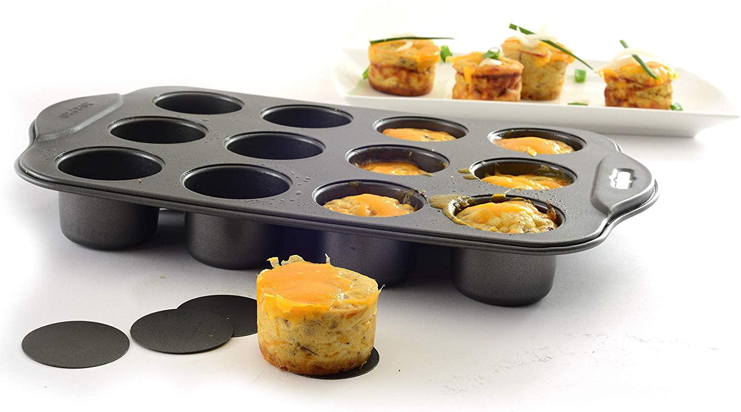 Norpro Nonstick Mini Cheesecake Pan 12 Cup - The Peppermill