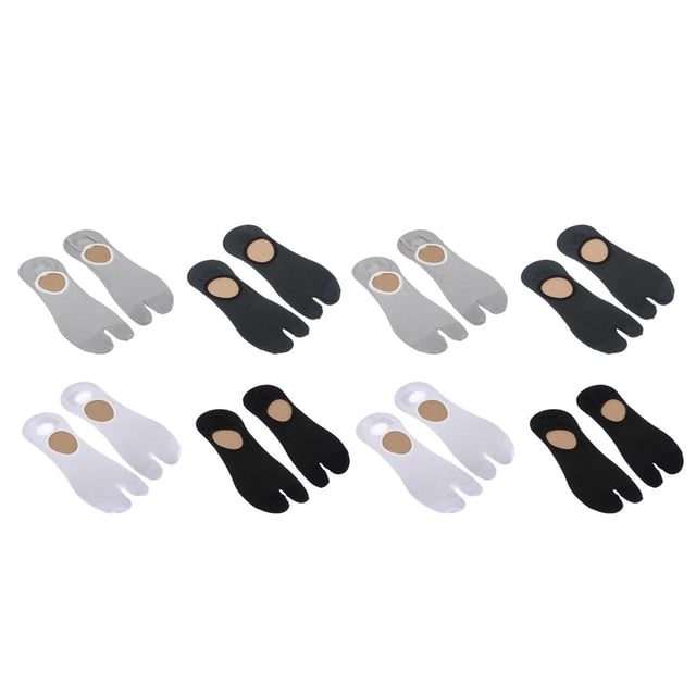 8 pares de calcetines antideslizantes de con tobillo de para hombre, 2 del pie, tamaño libre