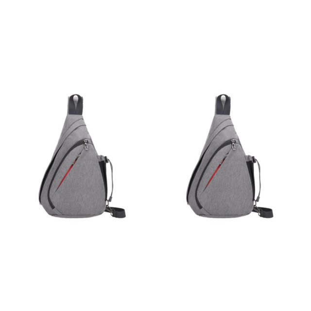 Minnieouse Bolsa de multiusos y de moda para bolsa de viaje Bolsa de pecho de deportes de ocio para hombres Bolsa de viaje gris gris 2Conjunto