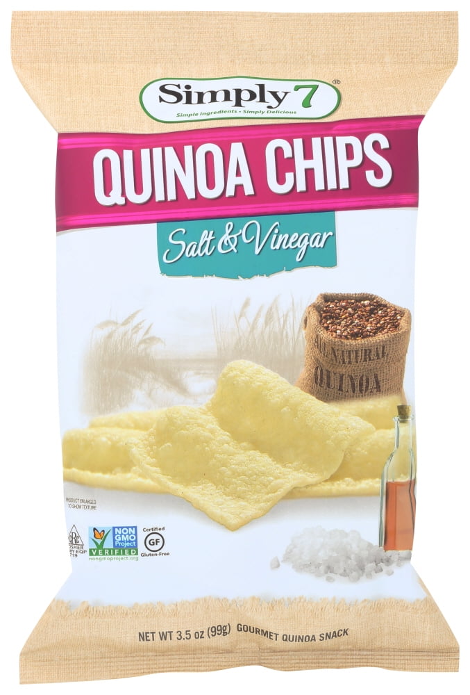 Simply 7 Quinoa Chips, Salt And Vinegar, 3.5 Oz.