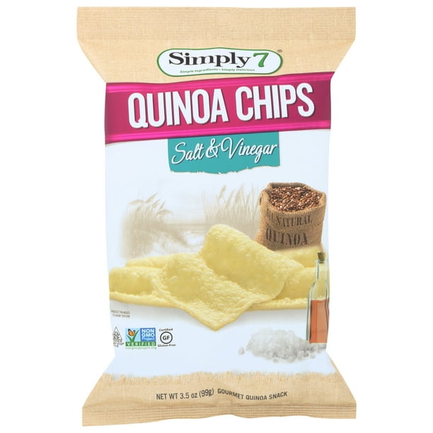 Simply 7 Quinoa Chips, Salt And Vinegar, 3.5 Oz.